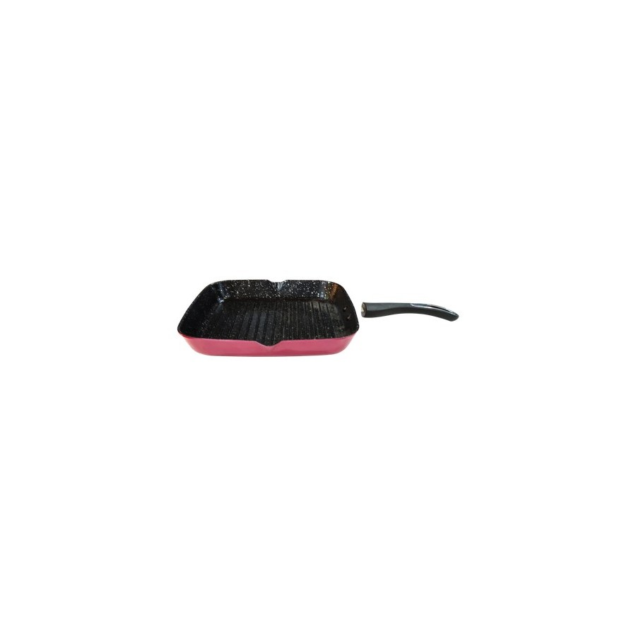 Kyyte Pre-Seasoned Cast Iron Grill Pan 24 CM