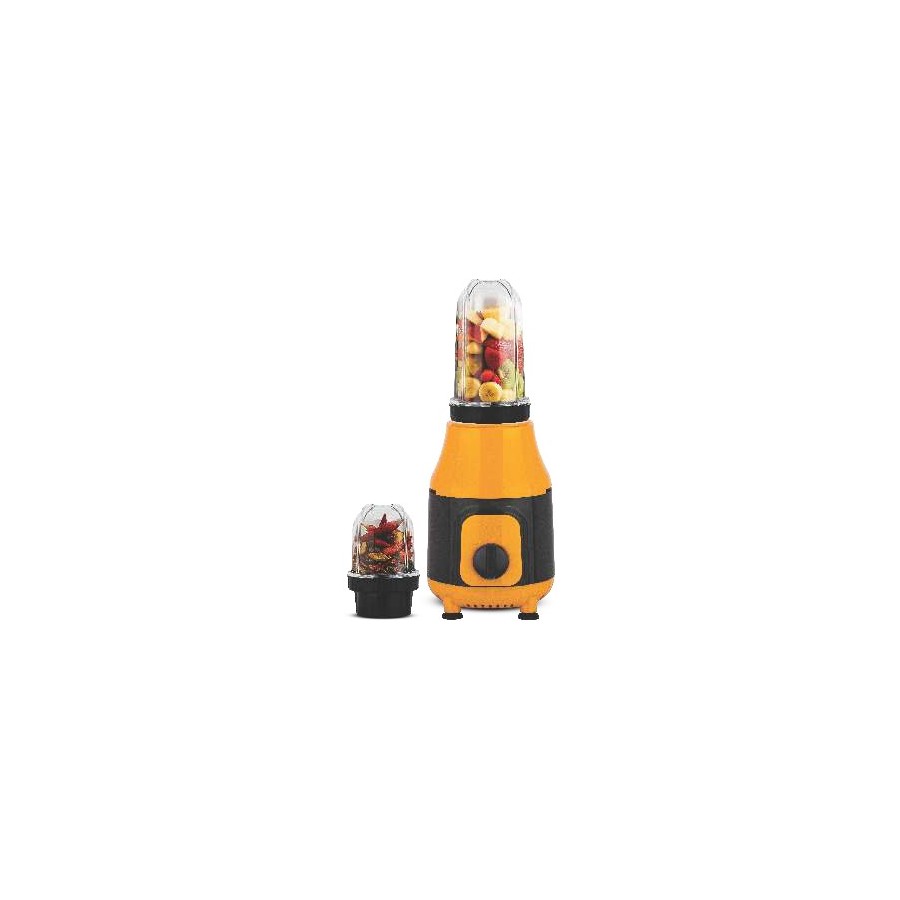Orange Insta Grind 550W Grinder - 2 Jar