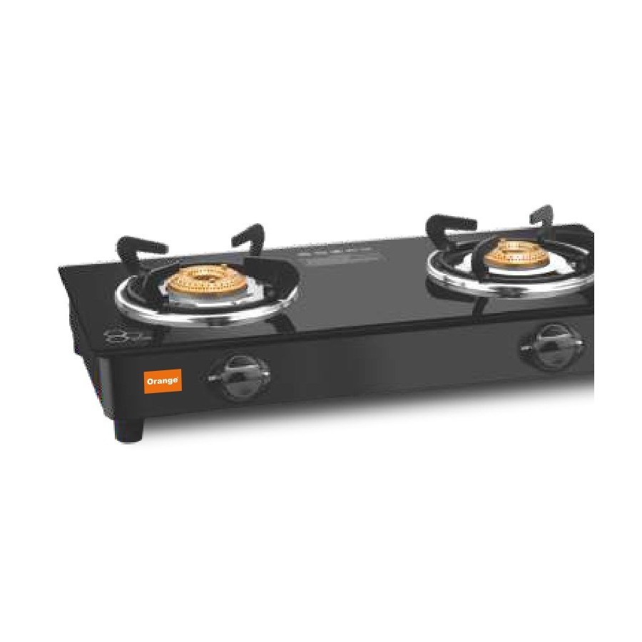 Orange Black Beauty Neo Plus 201 2 Burner LPG Gas Stove