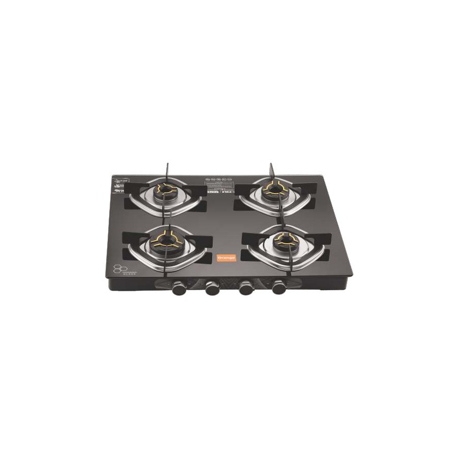 Orange Double Drip Tray Majesty 301 Jumbo 3 Burner LPG Gas Stove