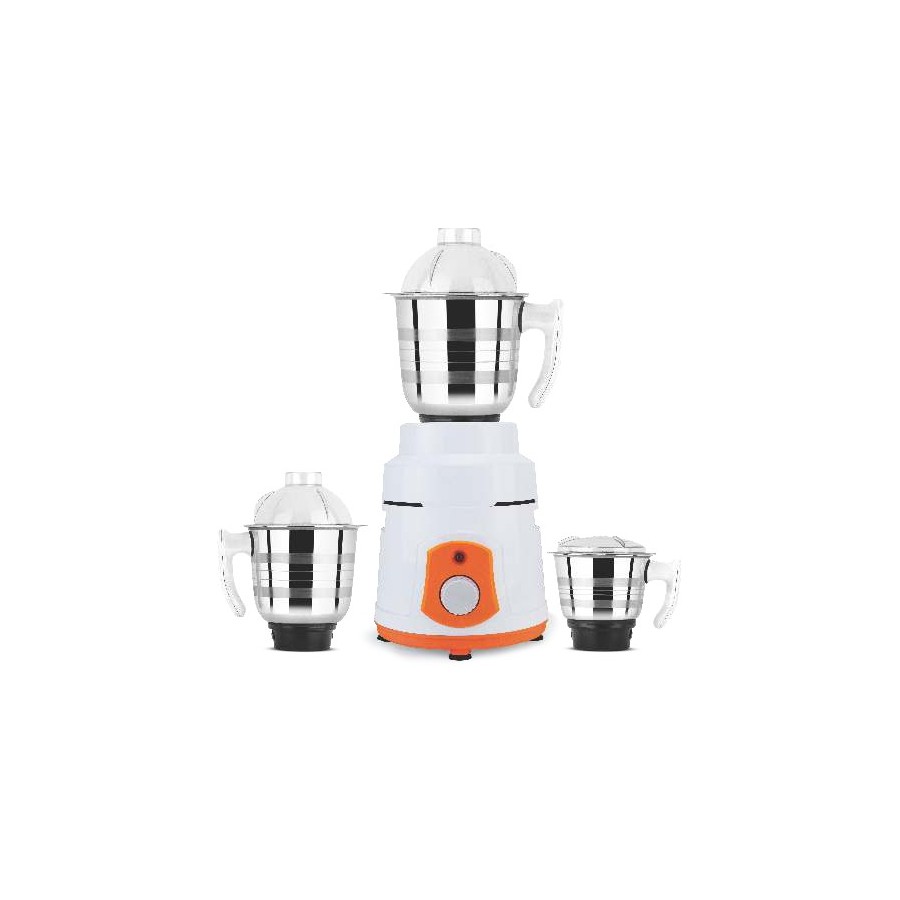Orange New Hotel Master 1400W Mixer Grinder - 3 Jar