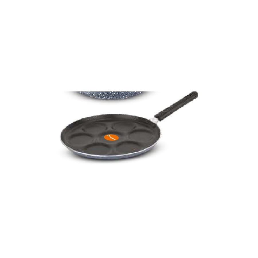 Orange Mini Utappa Tawa (With Glass Lid) 275 mm