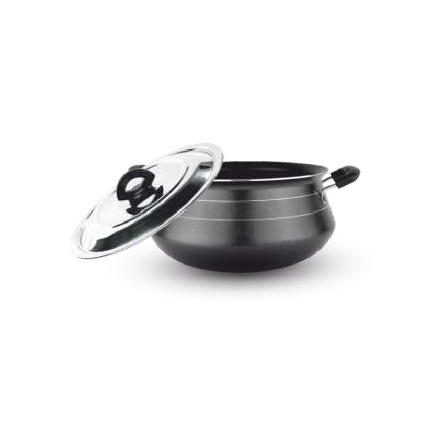 Orange Jumbo Handi (With S.S.Lid) 260 mm (7 Ltr)
