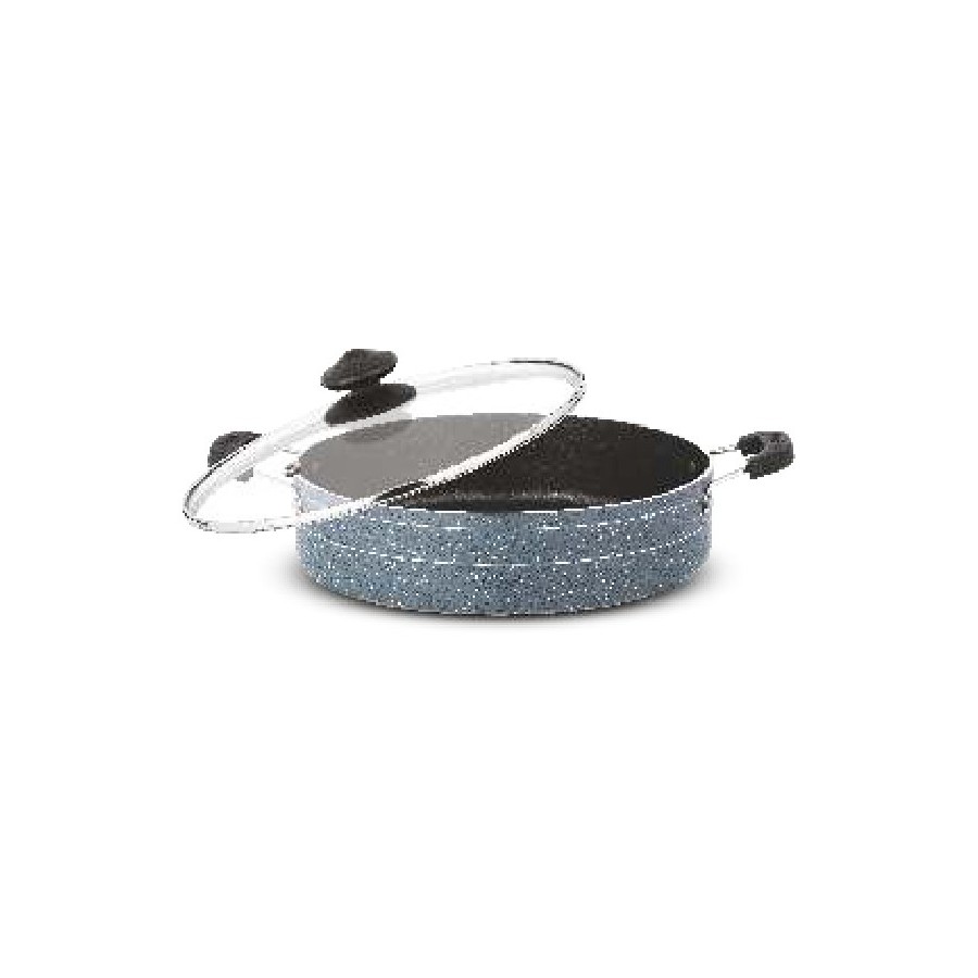 Orange Saute Pan (With Glass Lid) 260 mm (3.15 Ltr)