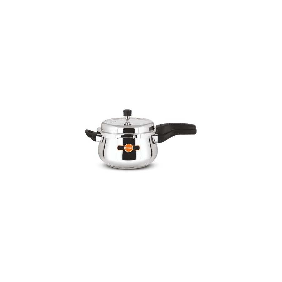 Orange Inox Series Outer Lid Handi (3.5 Ltr)