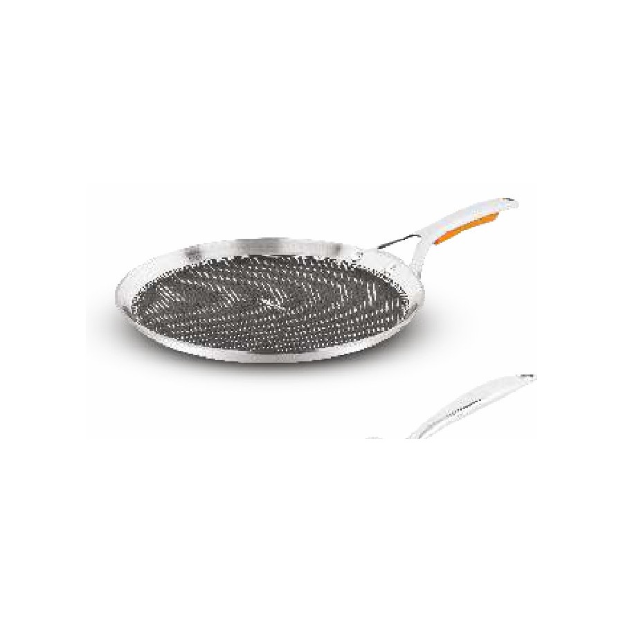 Orange 3D Nonstick Surface Dosa Tawa 290 mm