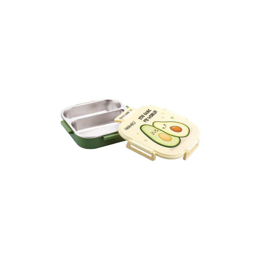 Warmeo Jerry 2 Insulated Steel Lunch Box - 2 Compartment