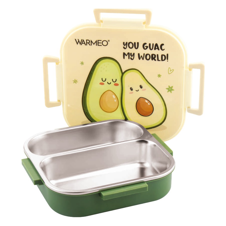 Warmeo Jerry 3 Insulated Steel Lunch Box - 3 Compartment