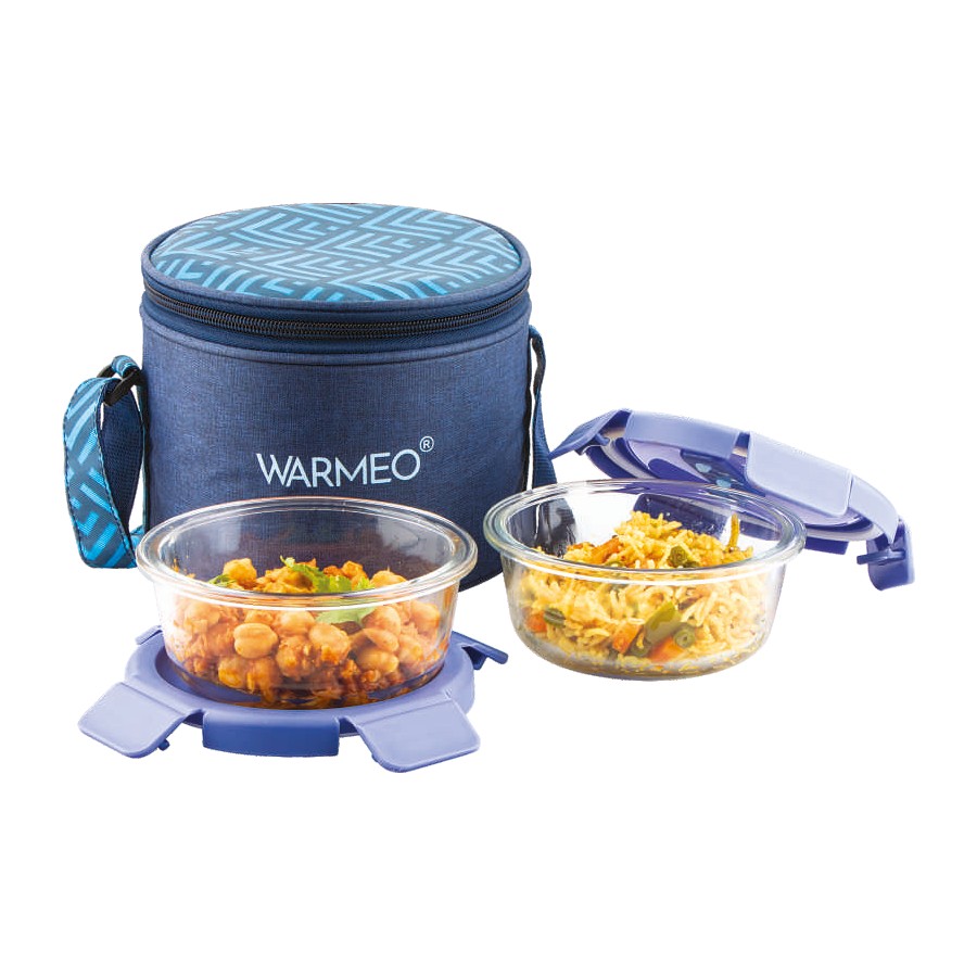 Warmeo Round Borosilicate Lunch Pack - Round 4 PC