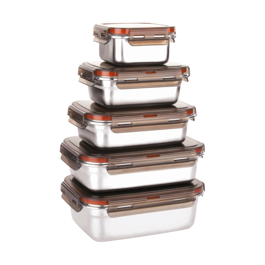 Warmeo Nova Steel Storage Container - No. 5 (1000 ml)