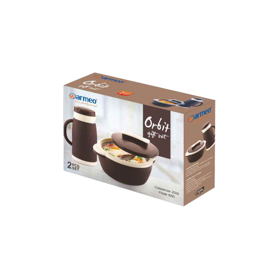 Warmeo Orbit Gift Set - Casserole 2500 + Flask 1000